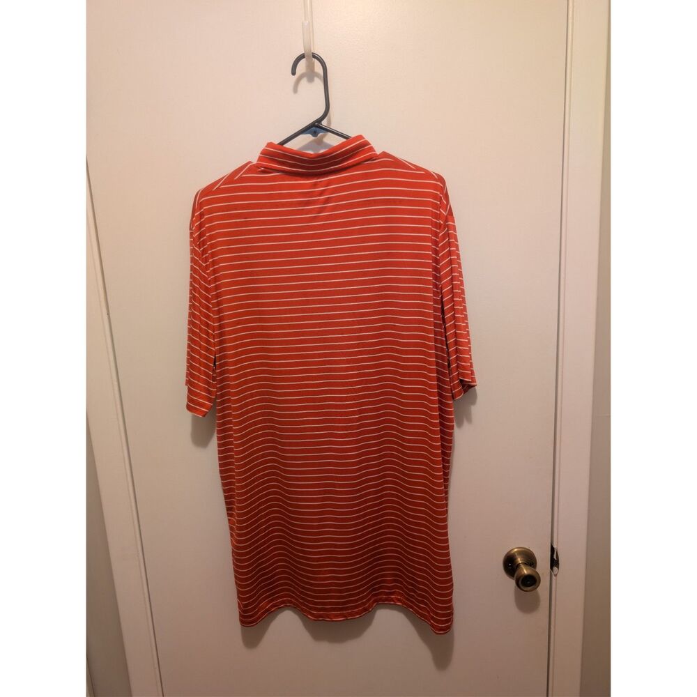 Ralph Lauren RLX Classic Fit Performance Striped Short Sleeve Polo – Men's Large